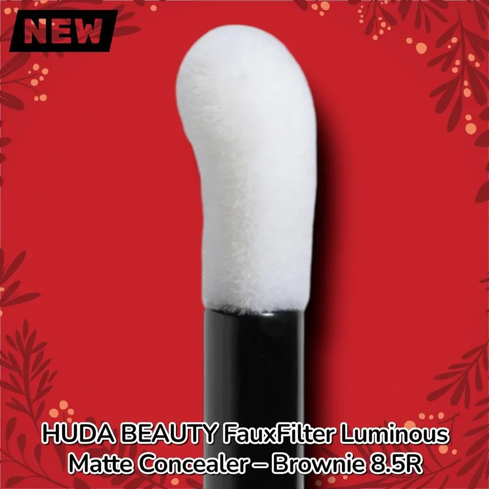 New HUDA BEAUTY FauxFilter Luminous Matte Liquid Concealer – Brownie 8.5R – Full
